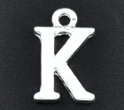 1.stk. Silfurhúðaður bókstafur # K #  image