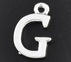 1.stk. Silfurhúðaður bókstafur # G #  image